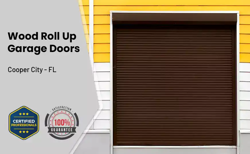 Wood Roll Up Garage Doors Cooper City - FL 